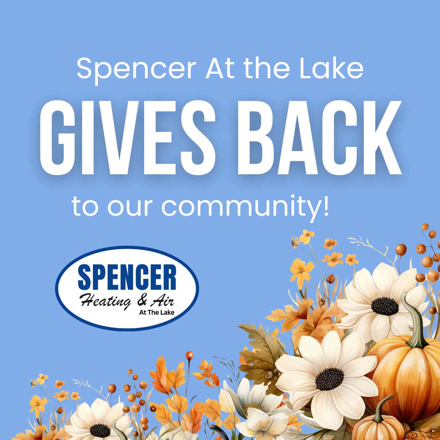 Spencer Heating and Air at The Lake Gives Back Free HVAC system 1