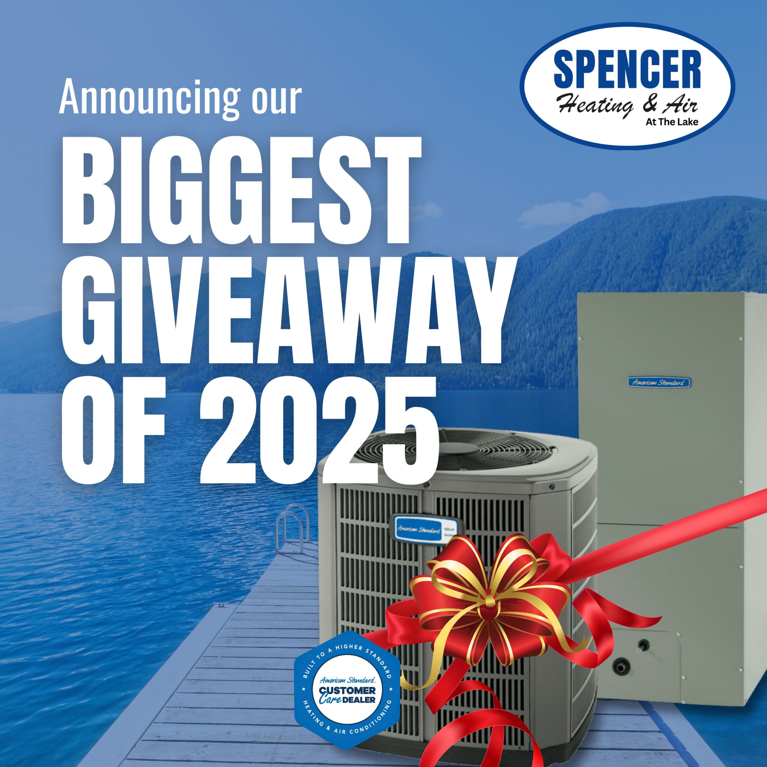 Spencer At the Lake Gives Back: 3rd Annual HVAC System Giveaway